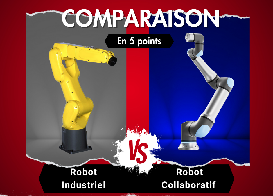 Comparons les robots industriels et les robots collaboratifs en cinq points clés